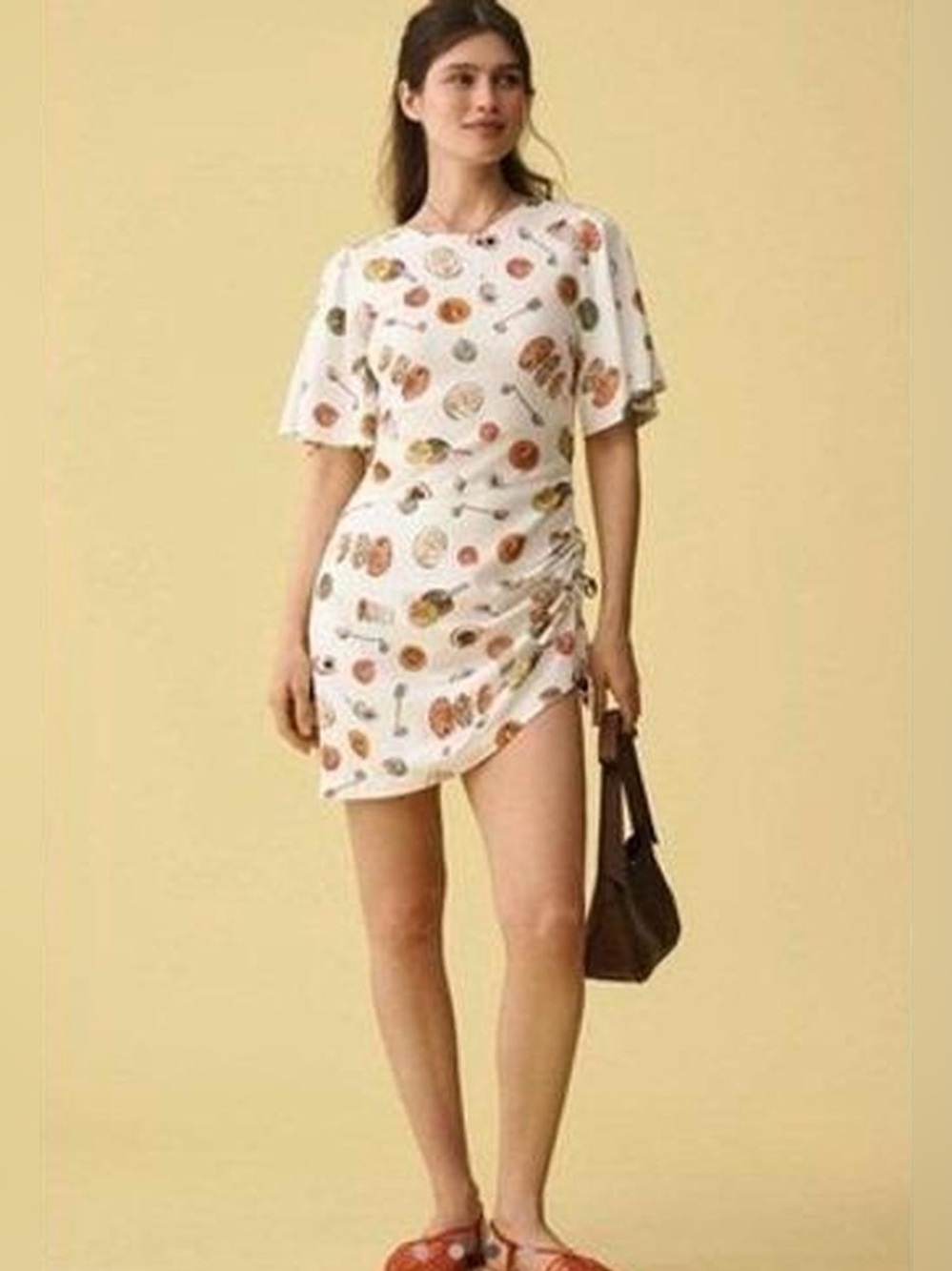Lisa Says Gah White Caviar Dress Size Small-NWT
